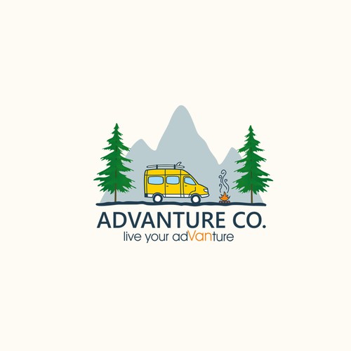 Advanture Company logo design