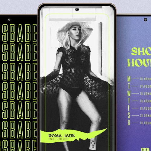 Instagram template design