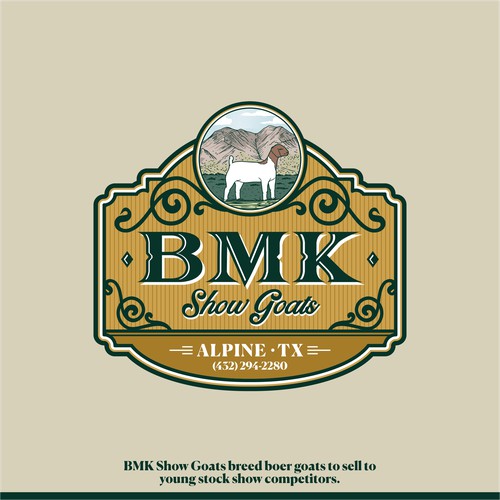 Logo for BMK Show Goats