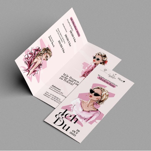 flyer design for a fashion show