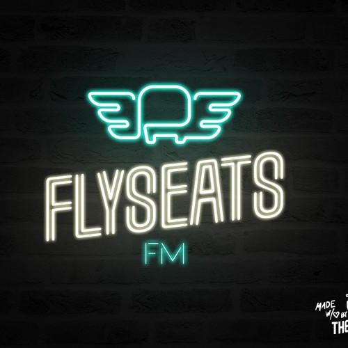 Neon sign/illustration logo for a ticket re-sale site