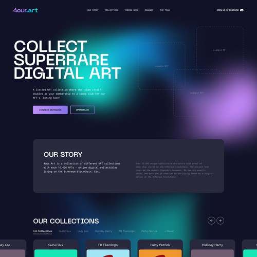 NFT one-pager - 4our.Art