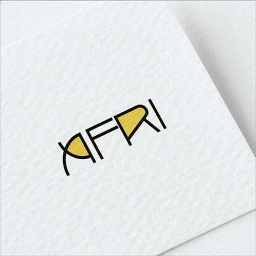 Minimalistic logo for Afri Software Brand