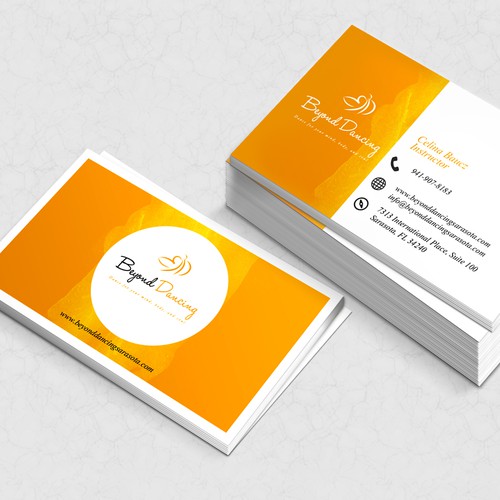 Dance Studio Business Cards