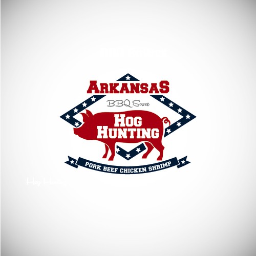 HELP create our Product Label for Arkansas Hog Hunting Bar B Q Sowce