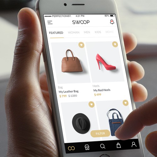 Fashion E-commerce iOS app