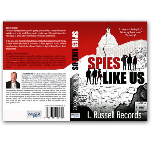 Bold Contemporary cover for thriller