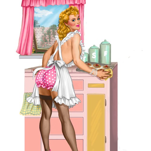 50s style pinup