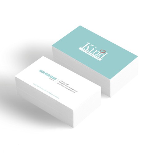 Unique pet service business card