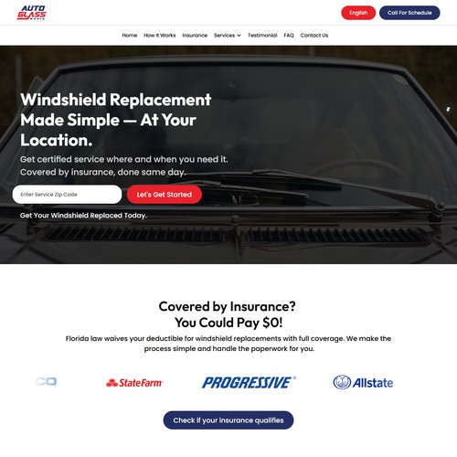 Auto glass window