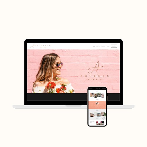 Squarespace Site for Salon