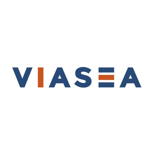 Logo option for ViaSea – A European shipping cargo company