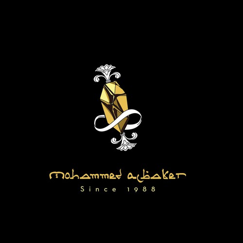 luxurious logo that can tell about my passion of art and jewellery