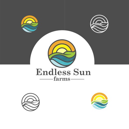 new modern farm logo