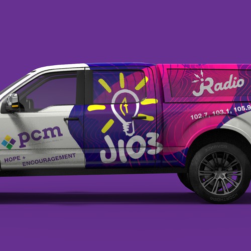 Car wrap - radio company