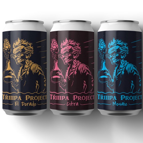 Beer label design