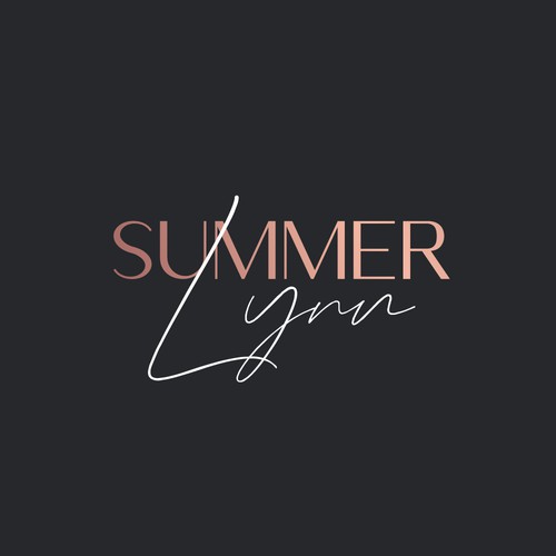 Summer lynn feminine pinky fashion logo 