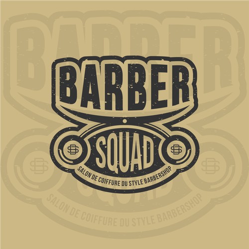 creative vintage barbershop for BARBER SQUAD