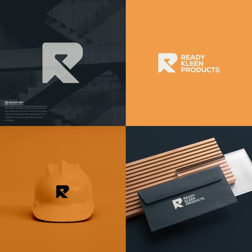 Ready Kleen Products Construction logo design