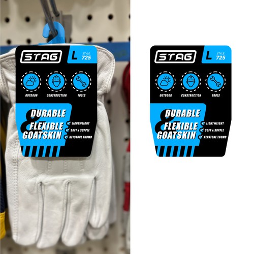 Glove Tag design