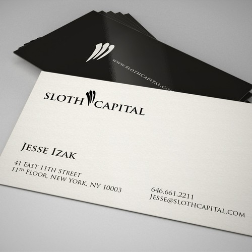 Business Card for Sloth Capital