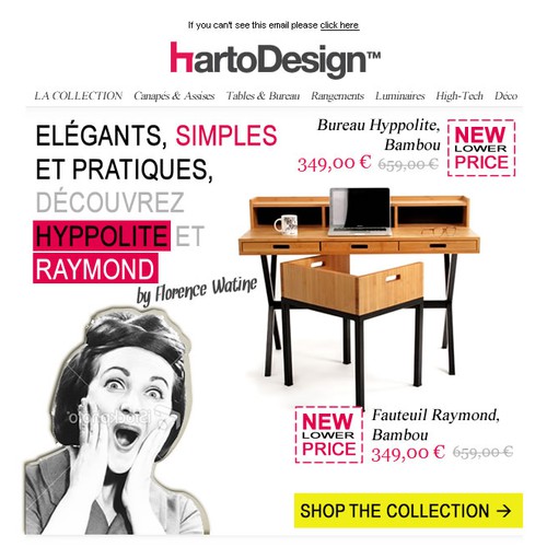 Create the next website design for HartoDesign