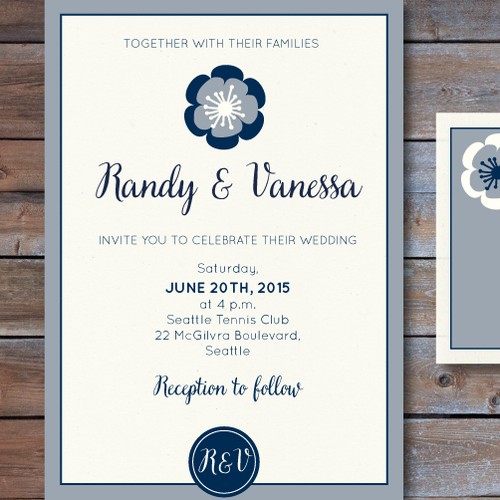 Create a modern, unique, and trend-forward wedding invitation.