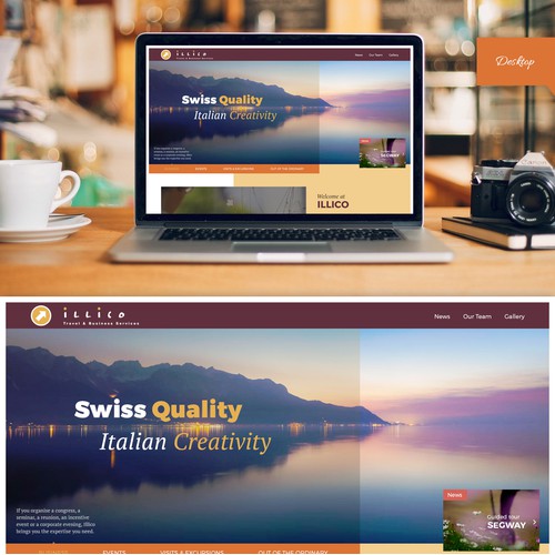 Website re-design for a Travel Agency