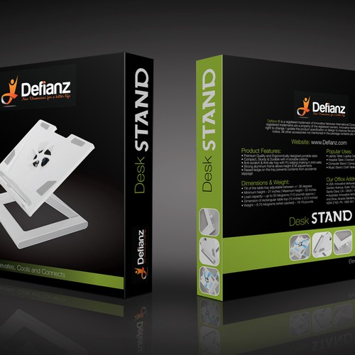 Packaging design for a new product startup  - Defianz