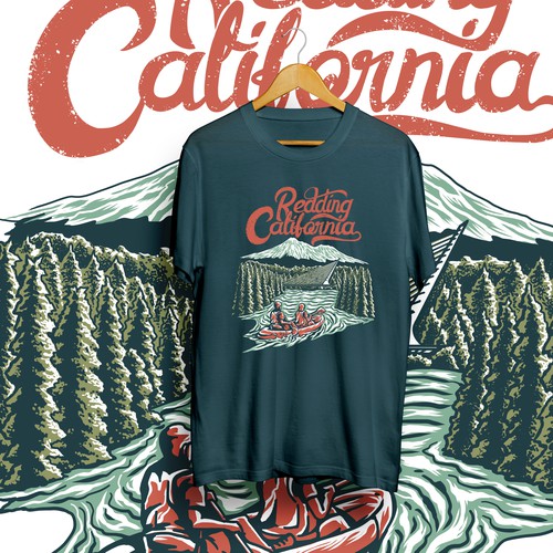 T-shirt Design for California Tourism