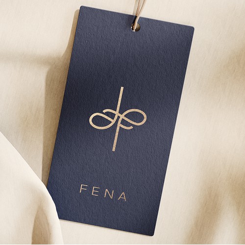 Flowing Elegance: Fena Monogram Design