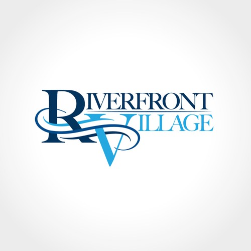 Sophisticated logo for Riverfront Village