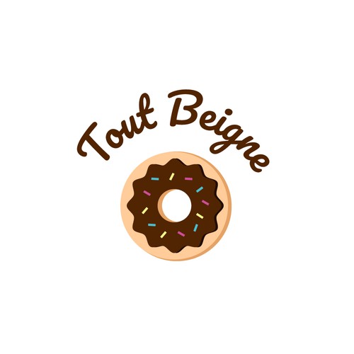 Logo for donuts catering 