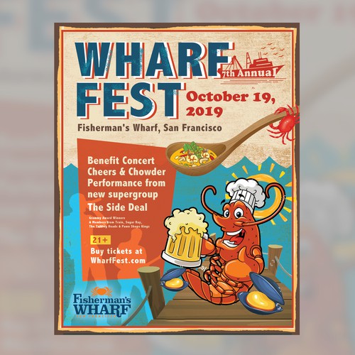 wharf fest poster