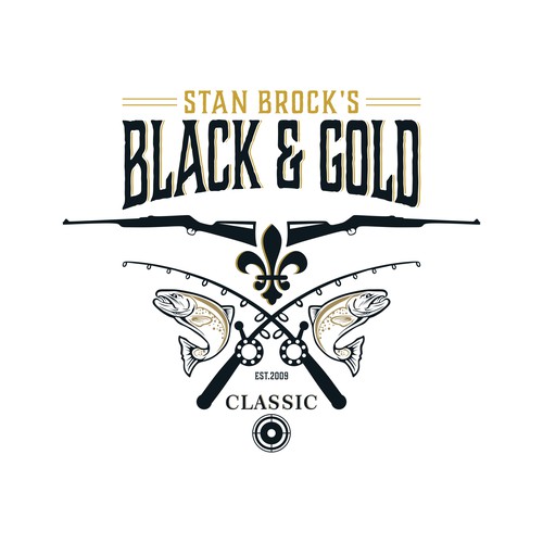 STAN BROCK'S BLACK AND GOLD