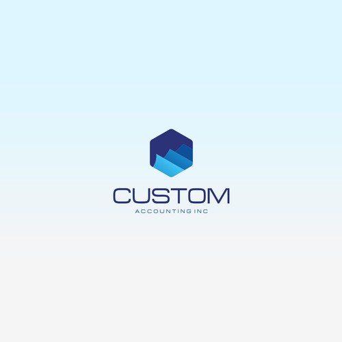 Concept logo for 'Custom Accounting Inc'