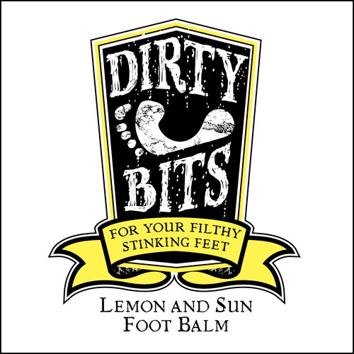 Dirty Bits needs a loud, tough, beautiful logo for a foot balm