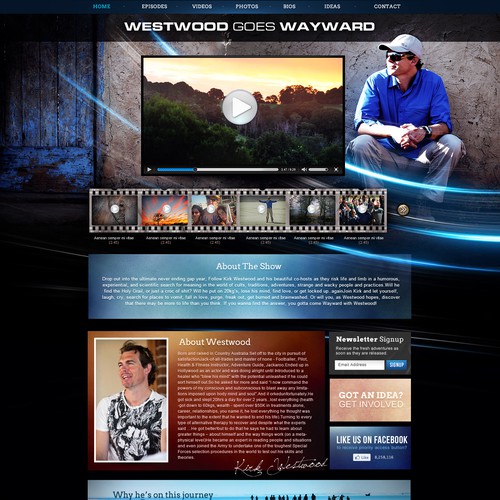 A Network TV Series "WESTWOOD GOES WAYWARD" needs a new website design