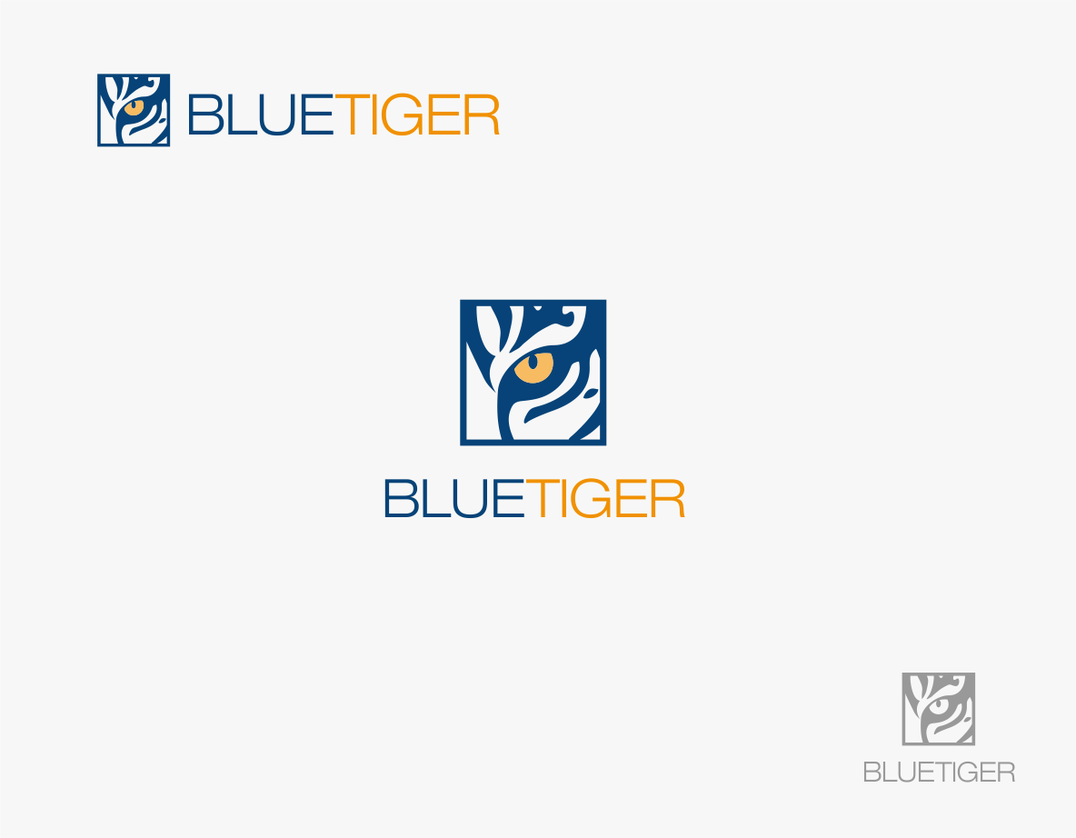 BlueTiger品牌一个新的公司标志设计