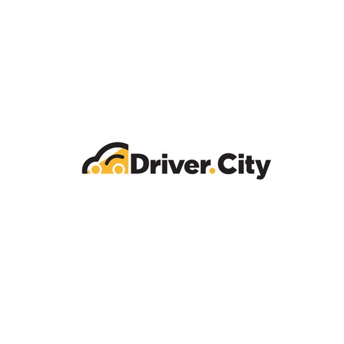 Logo concept for taxi and private driver service