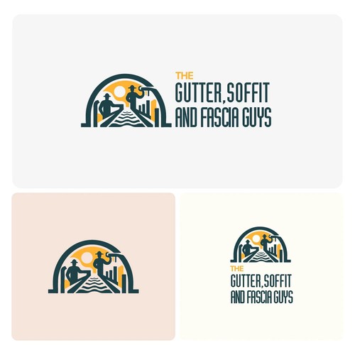 THE GUTTER,SOFFIT & FASCIA GUYS || Logo Design