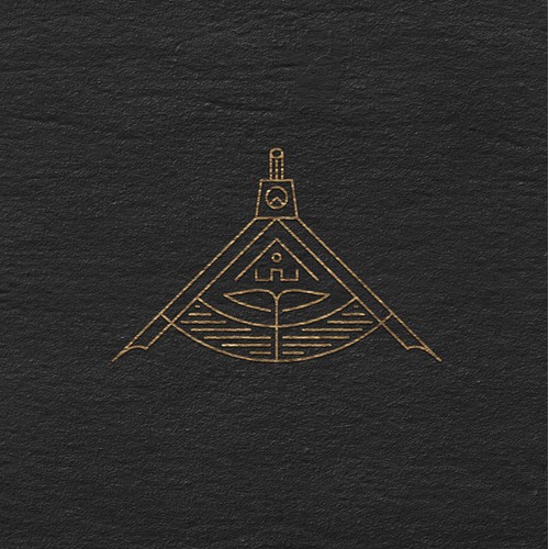 Landscape architecture logo design.