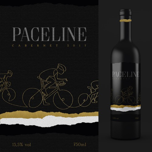 Label for Paceline Winery
