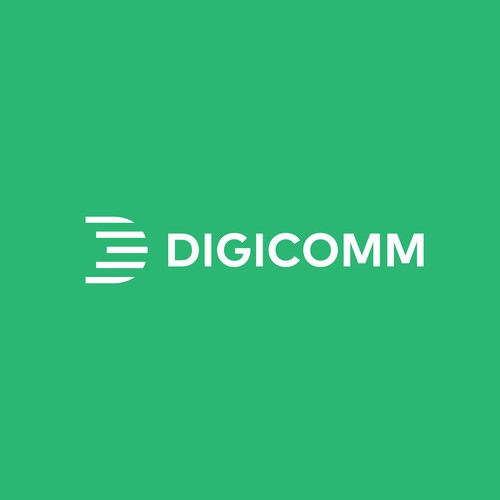 Digicomm logo design
