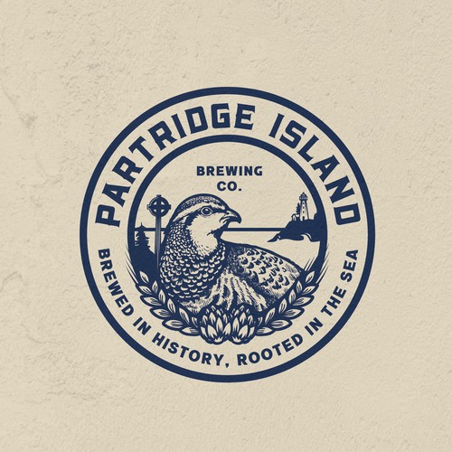 Partridge Island Brewing Co. logo design