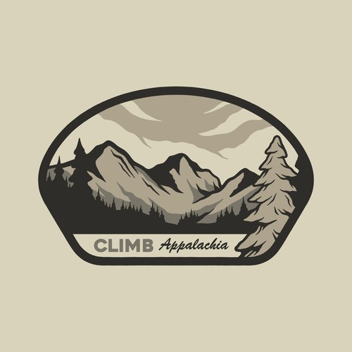 Outdoor badge logo design