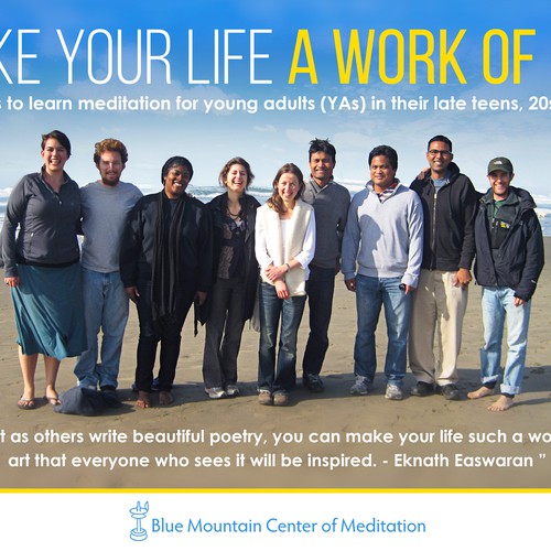 Meditation resources postcard 