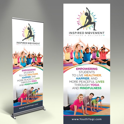 Inspiring and energetic trade show banner design needed for Inspired Movement.