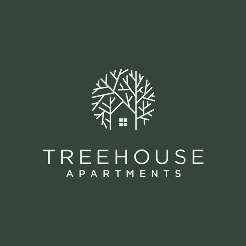 Logo design for apartment called Treehouse.