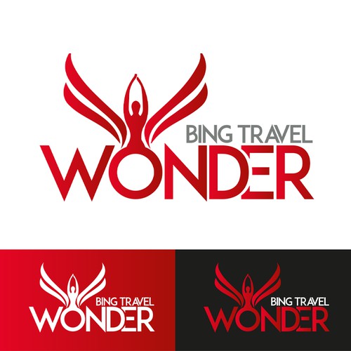 Wonder Bing Travel Logo Design